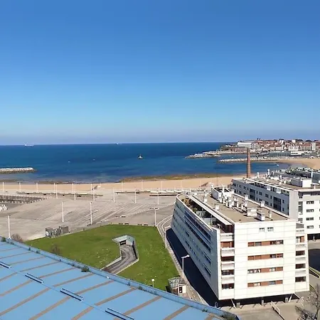 Playa, Terraza, Vistas Al Mar, Garaje, Estacion Ave A 5 Min Andando * Gijon
